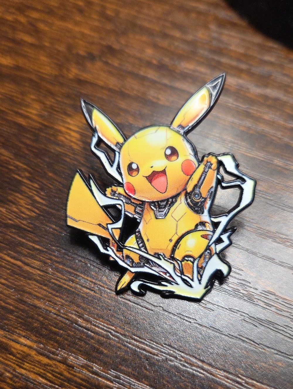 Yellow Pikachu Enamel Pin - Licensed Character Home Art